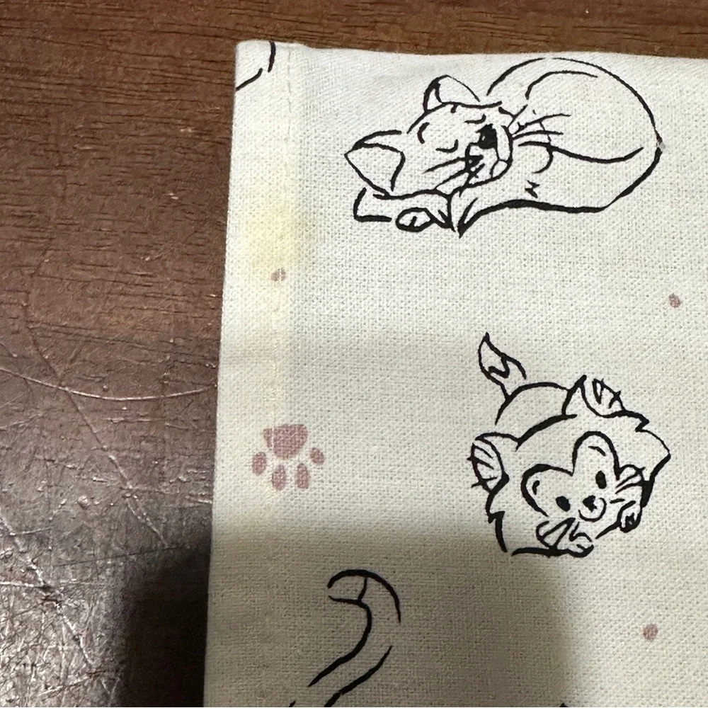 Disney Parks Disney Cats Sketch‎ Kitchen Towel Set of 2 NEW Read Description